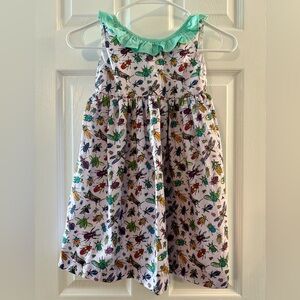 NEW! Smockingbird Insect Bug Print Dress Size 5